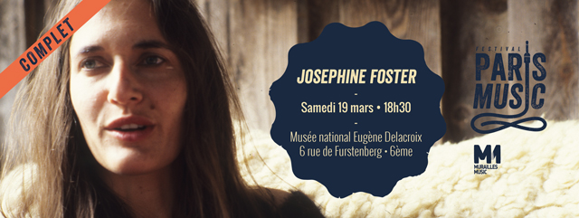 flyer Josephine Foster Paris Music Festival