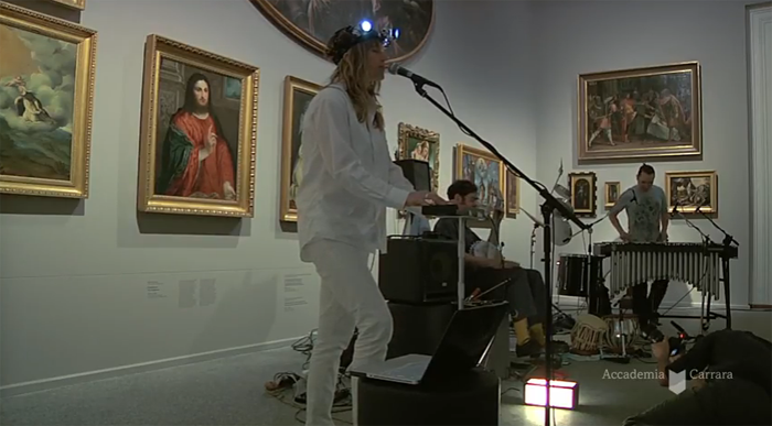 'Invisible show' at Accademia Carrara, Bergamo (Italy) 2015